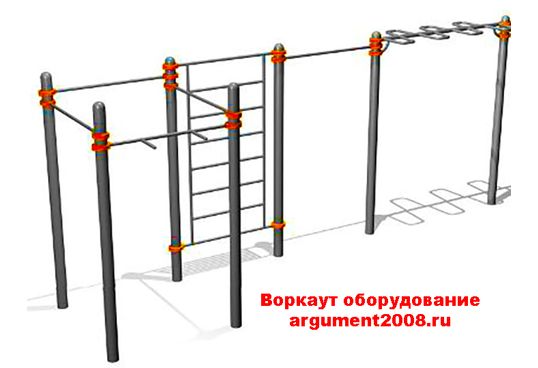 Воркаут площадка ВП-110
