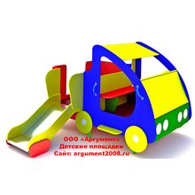 Машинка с горкой для детской площадки МП-03