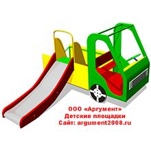 Машинка с горкой для детской площадки МП-14