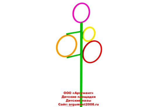 Детский лаз для детской площадки ЛД-16