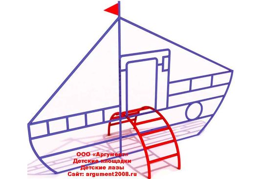 Детский лаз для детской площадки ЛД-17