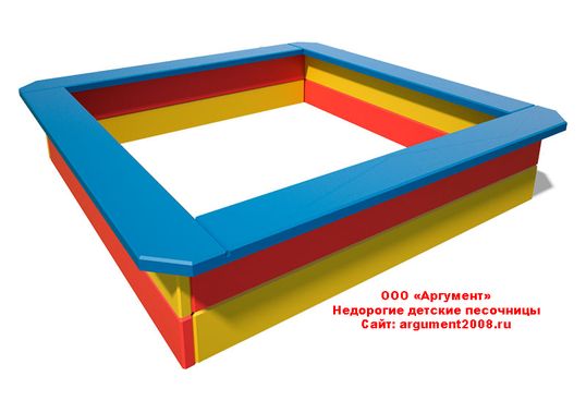 Песочница с сиденьем для детской площадки ПД-17