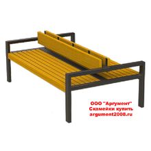 Скамейка двойная красивая СК-72